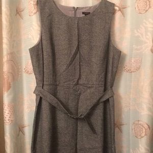 Ann Taylor sz14 heathered grey speckled dress; excellent condition!